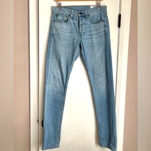 rag & bone Light Blue Standard Issue Skinny Jeans 31